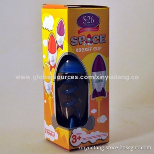 Food Grade 300mL Drink Tumbler, Rocket-shaped Design, Low-MOQ, Manufacture WholesaleNew